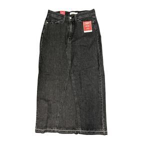 NWT-Levi Strauss Signature Blk Maxi Skirt SIze 4